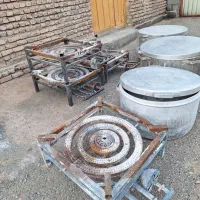 دیگ بزرگ و گاز کوره دار ۴شعله یک متری