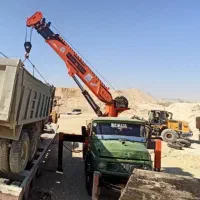 جرثقیل رستمی بندر خمیر ۱۵ تن