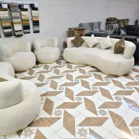 مبل 8نفره مینیمال لوبیایی|مبلمان خانگی و میز عسلی|یزد, |دیوار