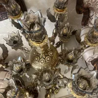 لوستر ایستاده برنجی|لوستر و چراغ آویز|اصفهان, جی شیر|دیوار