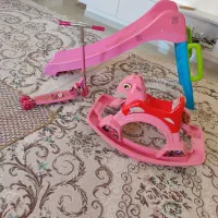 سرسره و اسب ریلکسی و اسکوتر