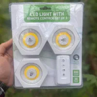 چراغ کابینتی ریموت دار ۶ضلعی( تک و عمده)