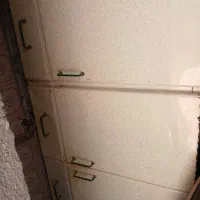 کابینت  فرش با سه ته  کناره سنگ اپن وتلوزیون