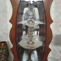 بوفه سه طبقه چوب راش با نورپردازی هالوژن|بوفه، ویترین، کنسول|تهران, بروجردی|دیوار