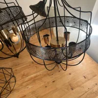 لوستر مدرن|لوستر و چراغ آویز|هشتگرد, شهرک ریحانه|دیوار