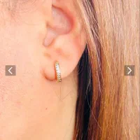 گوشواره ژوپینگ طلایی|بدلیجات|آبادان, |دیوار