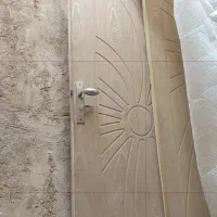 درب دولنگه چوبی