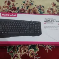 دو عدد کیبورد Farassoo و Tsco|قطعات و لوازم جانبی رایانه|برازجان, |دیوار