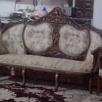 مبل سلطنتی پایه چوبی