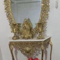 آینه شمعدان برنز