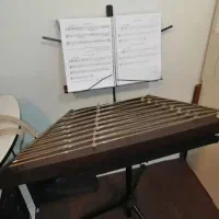 میز سنتور با پایه نت|سازهای سنتی|فسا, |دیوار