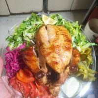 مرغ بریان با مخلفات 400|خدمات پذیرایی، مراسم|زنجان, |دیوار