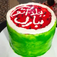 کیک عصرانه وخامه ای