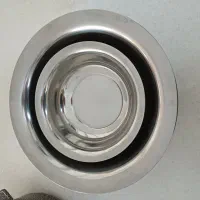 لگن استیل قدیمی نو