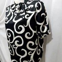 شومیز طرحدار سفید مشکی|لباس|مشهد, عبادی|دیوار