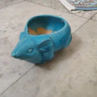 دو عدد دکوری زیبا فیروزه ای