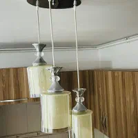 لوستر سه شعله|لوستر و چراغ آویز|همدان, |دیوار