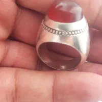 انگشترهای نقره دستساز با عقیق اصل