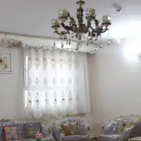 لوستر ۶ شاخه تمام برنجی