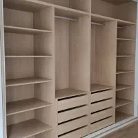 کمد دیواری MDF|جاکفشی، کمد، دراور|ارومیه, |دیوار