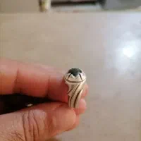 انگشتر نقره یاقوت