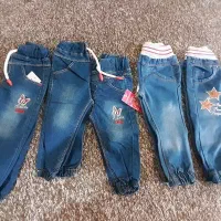حراج ۵ عددشلوار جین دخترانه مناسب ۸ماه تا یک سال