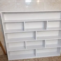 قفسه سفید چندطبقه