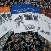 کتاب اصول طراحی چهره.حیوانات.مناظر