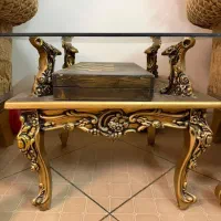 ۹ نفره چوب راش کار شده|مبلمان خانگی و میز عسلی|تهران, امام زاده عبدالله|دیوار