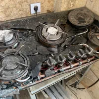 اجاق گاز صفحه ای ( شیشه شکسته )