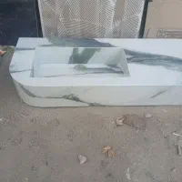 روشویی سرامیکی نیم گرد