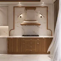 طراحی تریدی کابینت آشپزخانه و اداری3d