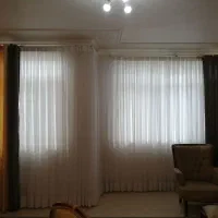 پرده ساده حریر