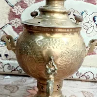 سماور برنزی برنجی|کلکسیون اشیاء عتیقه|قم, خاکفرج|دیوار