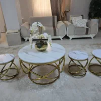 میز وسط مبل با سه عدد میز عسلی