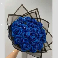 دسته گل روبانی
