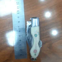 چاقوی بابا دستساز تیغه فولاد خالص دسته سفید|کوهنوردی و کمپینگ|تبریز, |دیوار