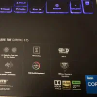 لپتاپ گیمینگ asus fx507zc4|رایانه همراه|زرندیه, |دیوار