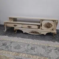 میز تلویزیون چوبی در حد