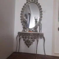 آینه وشمعدانی نو وتمیز