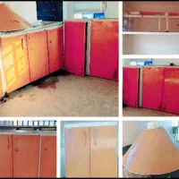 کابینت فلزی رنگ کوره ای ۹۰سانتی