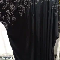 مانتو عبا مشکی فول نگین