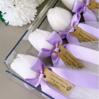 گیفت شمع گل لاله|صنایع دستی و سایر لوازم تزئینی|فردوس (خراسان), |دیوار