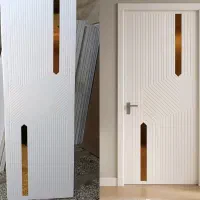 درب کیفیت  بالا یراق نقراه ای ورق125باغ|مصالح و تجهیزات ساختمان|آبیک, |دیوار