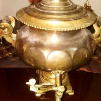 سماور ذغالی روسی آنتیک بزرگ