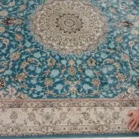 قالیچه قالی زرع نیم پشتی ماشینی دستبافت خریدار قم