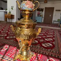 سماور گازی طلایی بسیار زیبا|سماور، چای‌ساز، قهوه‌ساز|تهران, قیطریه|دیوار