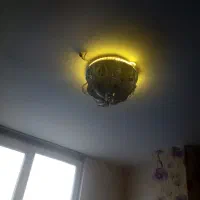 دوعدد لوستر یکیش دارای اهنگ