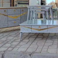 میز جلو مبلی مدرن چهارتکه با اقساط 6 ماهه|مبلمان خانگی و میز عسلی|کرمانشاه, |دیوار
