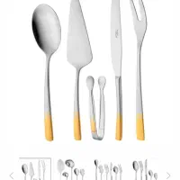 سرویس قاشق وچنگال ناب استیل نو وآکبند ۱۳۶ پارچه|ظروف سرو و پذیرایی|تهران, امامت|دیوار